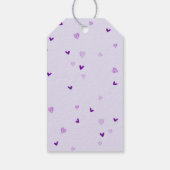 パープルマ最高のマーエバーギフトラベル ギフトタグ (裏面)