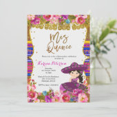 パープルミスカインズメキシコ誕生日招待状 招待状 (スタンド正面)