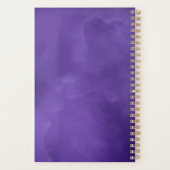 パープルミストパーソナルデイリーとゴール名前をカスタムする プランナー手帳 (裏面)