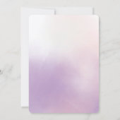 パープルミスト結婚ズ 招待状 (裏面)