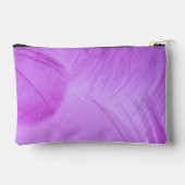 パープルミニマリストメイクアップケース アクセサリーポーチ (裏面)