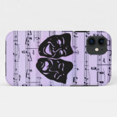 パープルミュージックと演劇の仮面 Case-Mate iPhoneケース (裏面(横))