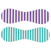 パープルミントストライプデザイナーソフトボール ソフトボール (パネル)