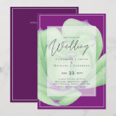 パープルミント多肉株バジェット結婚ズ (正面/裏面)