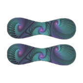 パープルミートターコイズモダン抽象芸術フラクタル 野球ボール (パネル)