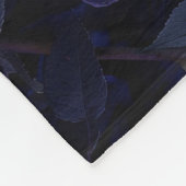 パープルムーディーズバラ フリースブランケット (角)