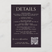 パープルムーディーズフローラ エンクロージャーカード (正面)