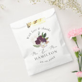 パープルムーディーズ開花ゴシック結婚書道 フェイバーバッグ (封をした状態)