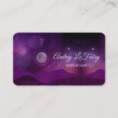 パープルムーンスカイスピリチュアル 名刺 (正面)