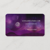 パープルムーンスカイスピリチュアル 名刺 (裏面)