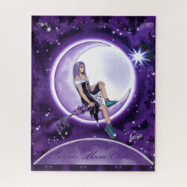 パープルムーンチャイルドパズル ジグソーパズル