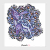 パープルムーンチャイルドフェアリームーンチャイルドフローラ妖精の国 シール (シート)