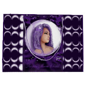 パープルムーンチャイルドラージ抱き枕 ラージペーパーバッグ (裏面)