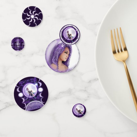 パープルムーンチャイルド紙吹雪 コンフェッティ (グループ)