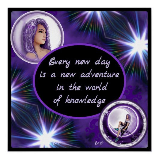 パープルムーンチャイルド ポスター (正面)