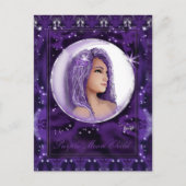 パープルムーンチャイルド ポストカード (正面)