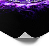 パープルムーンペンタグラム ポスター (角)