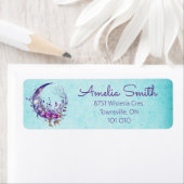 パープルムーン差出人住所ラベル ラベル (インサイチュ)