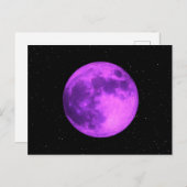 パープルムーン-スペーススターズ- ポストカード (正面/裏面)
