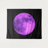 パープルムーン-宇宙スターズ- タペストリー (正面(横))