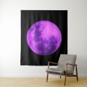 パープルムーン-宇宙スターズ- タペストリー (インサイチュ)