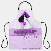 パープルメイクアップアーティスト エプロン (正面)