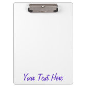 パープルメイブグレープストライプデコール クリップボード (正面)