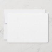 パープルメイブピンククラスガーデンバタフライ 招待状 (裏面)