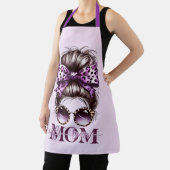 パープルメッシーバンママ妻ボス エプロン (インサイチュ)