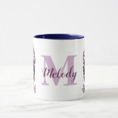 パープルメッシーバンママ妻ボス マグカップ (中央)