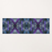 パープルメドレボホシック両面プリント ヨガマット (正面(横))