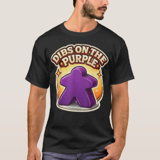 パープルメープルを独占するボードゲームプレイヤー Tシャツ
