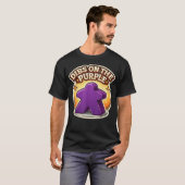 パープルメープルを独占するボードゲームプレイヤー Tシャツ (正面フル)