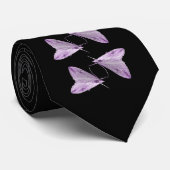 パープルモスアートタイ ネクタイ (ロール)