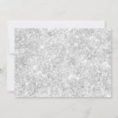 パープルモダンその女の子フローラボホベイビーシャワー 招待状 (裏面)