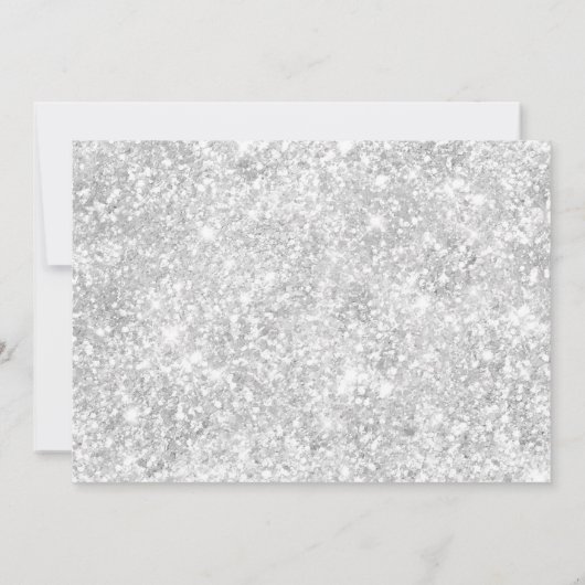 パープルモダンその女の子フローラボホベイビーシャワー 招待状 (裏面)