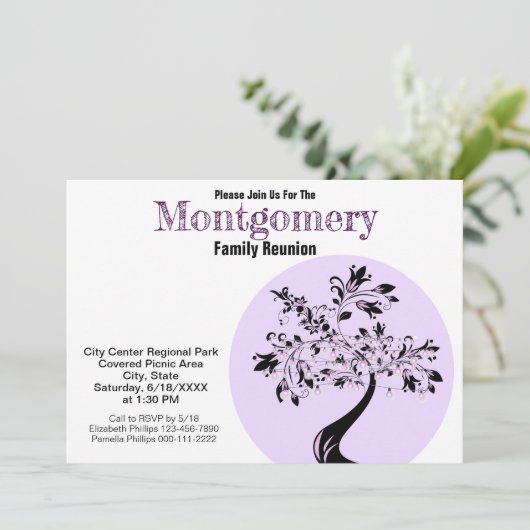 パープルモダンとブラックツリーファミリー懇親会 招待状 (スタンド正面)