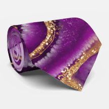 パープルモダンと金ゴールドアガテメンズ