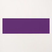 パープルモダングラフィティガール ヨガマット (裏面(横))