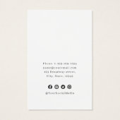 パープルモダングリッターカスタムロゴイヤリングディスプレイ (裏面)