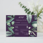 パープルモダングリーンリーカスタム 出欠カード (スタンド正面)