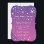 パープルモダンスターベビーシャワー招待状 招待状<br><div class="desc">私たちのトレンディーのモダンきらめく、きらびやかな小さな星の赤ん坊のシャワーの招待を開始しますシックな赤ん坊の女の子の赤んエレガントだシャワーまたは男の赤ちゃんの赤ん坊のシャワーのための紫の背景に設定人気がある白い星を含む男女兼用。赤カスタマイズちゃんのシャワー情報とあなたはすべての行く準備を私たちの招待。私たちの店で&トレンディー色の大規模な選択で人気がある利用可能。ダイかわいらしカットブラケットエッジ</div>