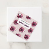 パープルモダンフィグパターン&あなたはフィギン素晴らし フェイバータグ (インサイチュ)