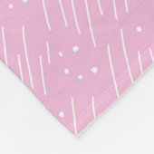 パープルモダンフリースブランケット フリースブランケット (角)