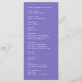 パープルモダンフローラエレガンス プログラム (裏面)