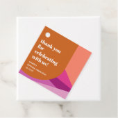 パープルモダンラストアーカスタムト誕生日ありがとう フェイバータグ (インサイチュ)