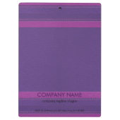 パープルモダンレザールック クリップボード (裏面)