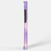 パープルモダン薄紫スカイモノグラム SAMSUNG GALAXYケース (右側面)