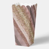 パープルモダン金ゴールドグリッターストライプシッエレガントク フェイバーボックス (裏面)