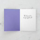 パープルモダン・ガレンティンのDay Friends写真 シーズンカード (内部)